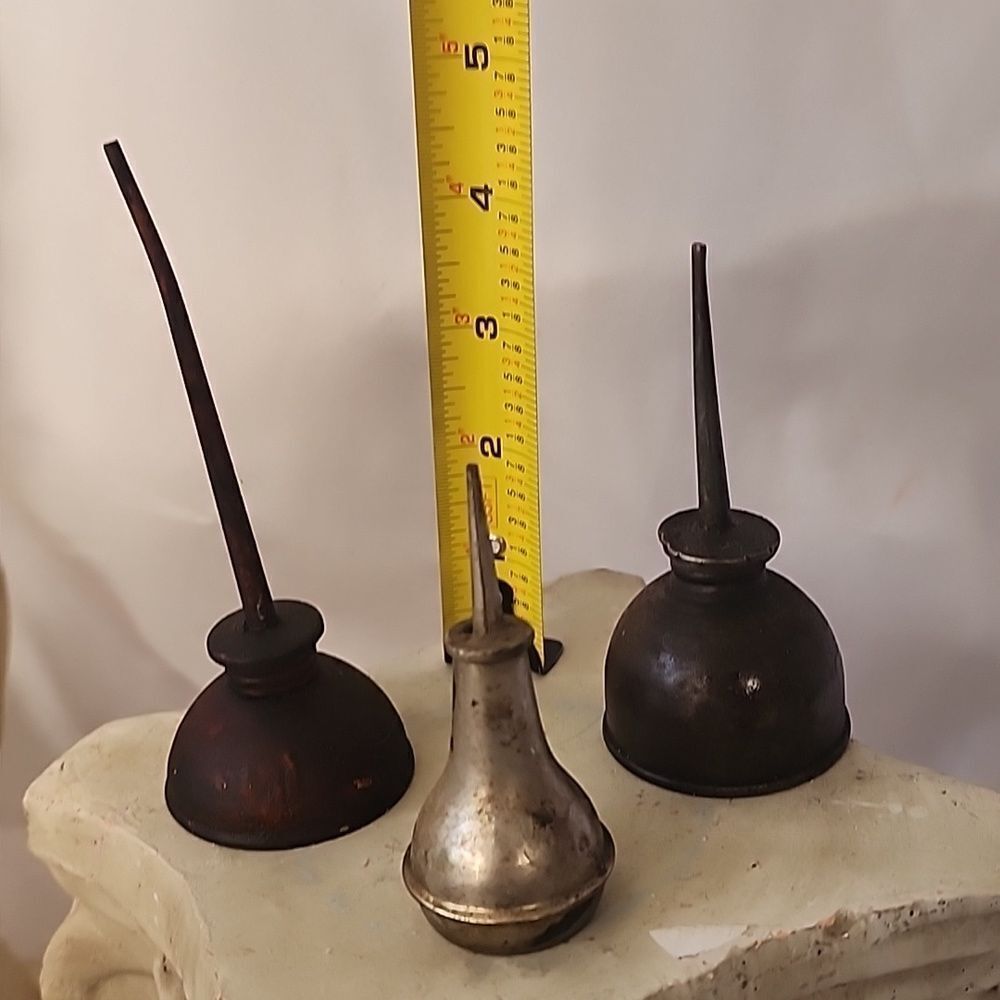 Vintage Instant Mini Metal Oil Can Collection